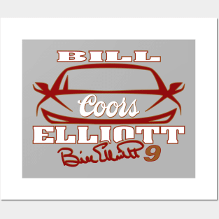 #9 Bill Elliott Fan Car Posters and Art